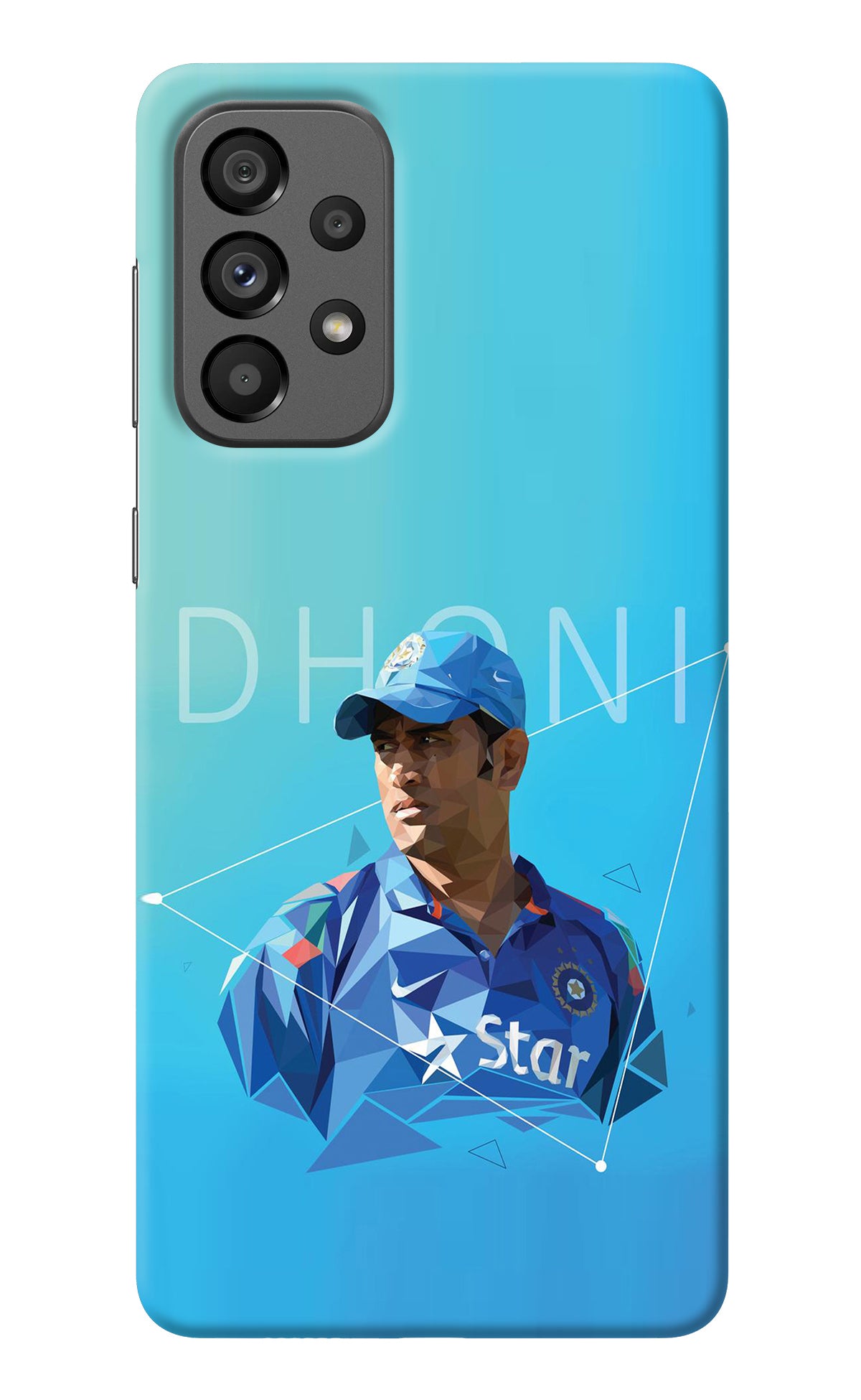 Dhoni Artwork Samsung A73 5G Back Cover