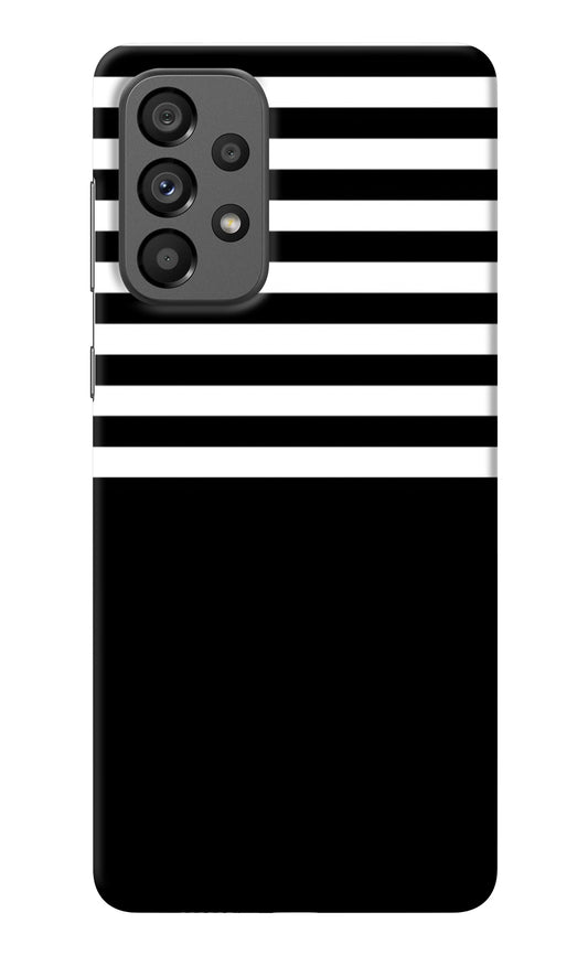 Black and White Print Samsung A73 5G Back Cover