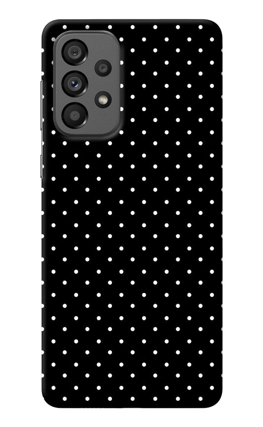 White Dots Samsung A73 5G Back Cover