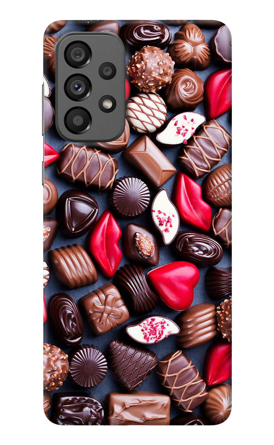 Chocolates Samsung A73 5G Back Cover