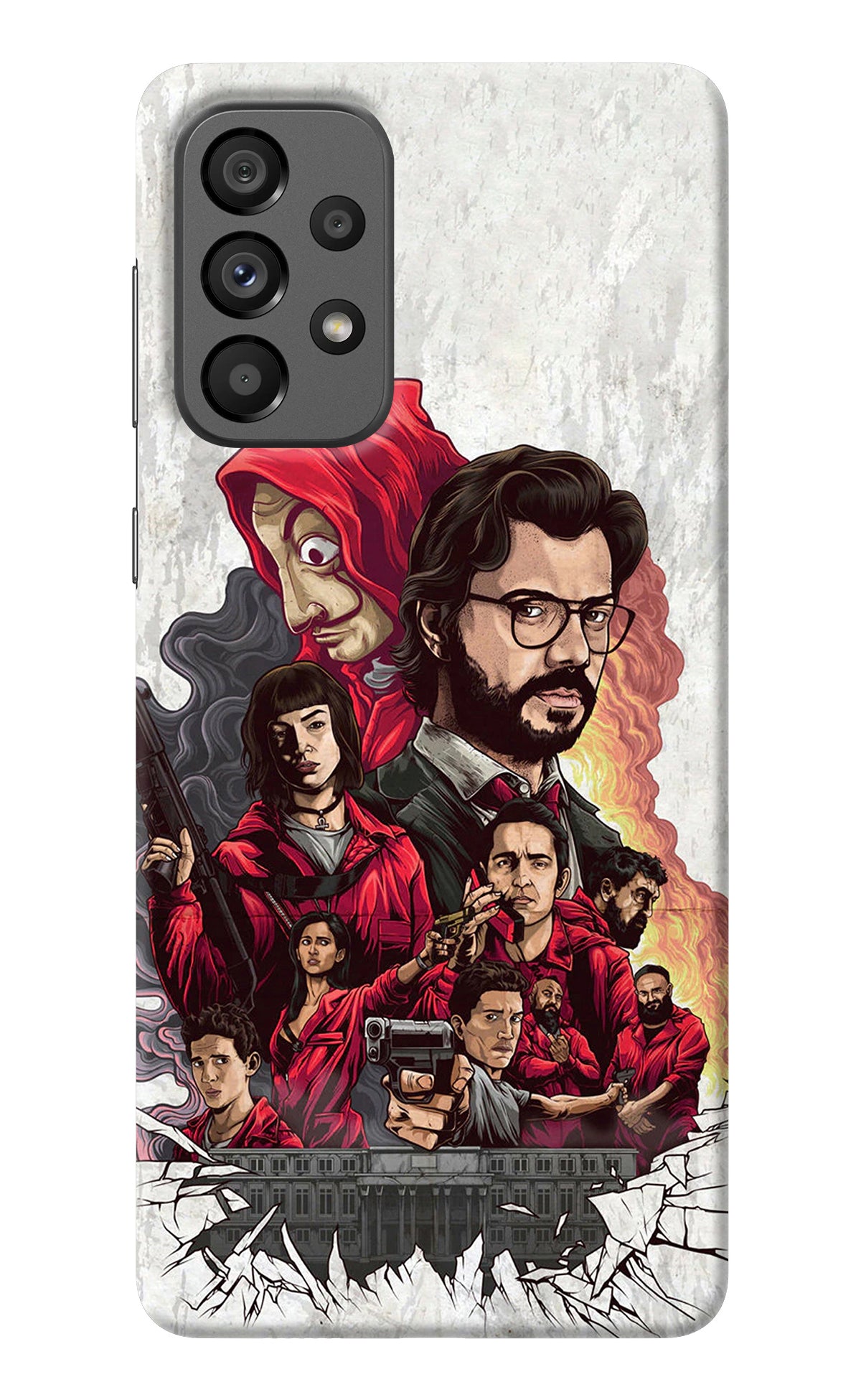 Money Heist Artwork Samsung A73 5G Back Cover