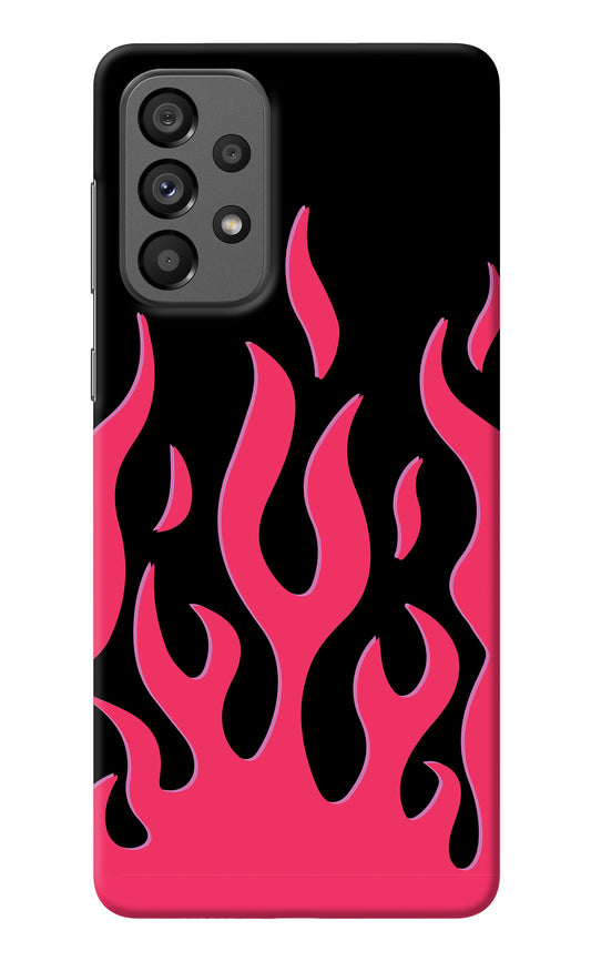 Fire Flames Samsung A73 5G Back Cover