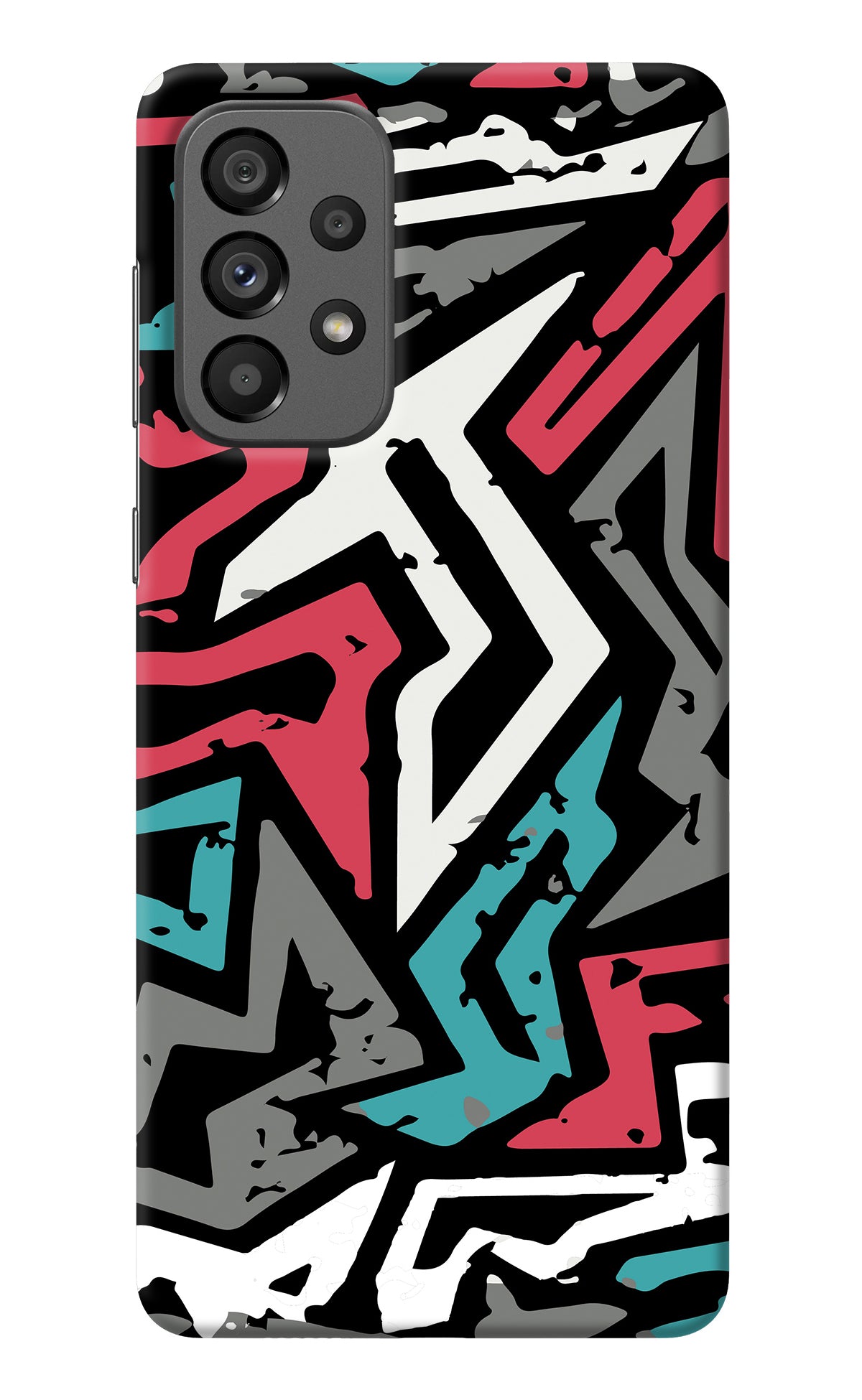 Geometric Graffiti Samsung A73 5G Back Cover