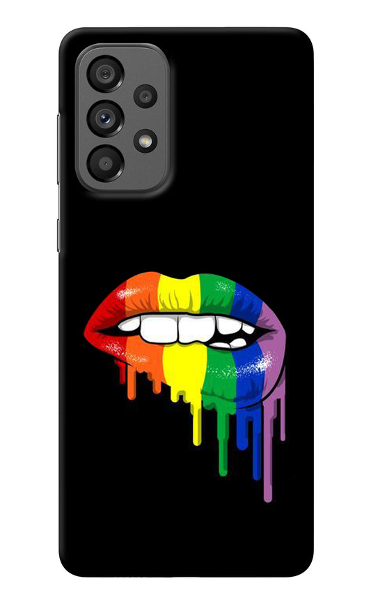 Lips Biting Samsung A73 5G Back Cover