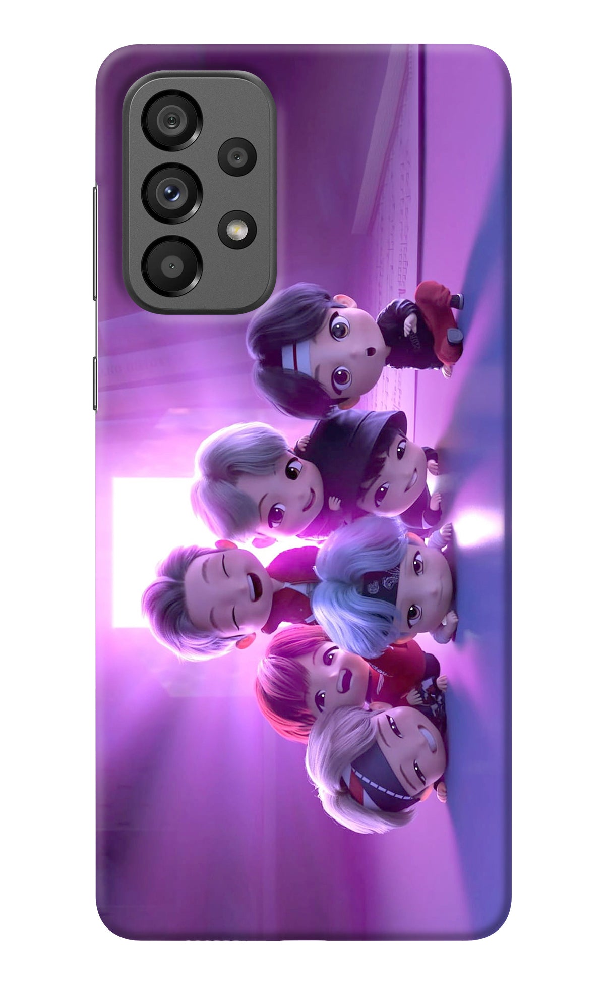 BTS Chibi Samsung A73 5G Back Cover