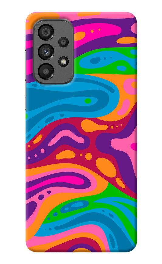 Trippy Pattern Samsung A73 5G Back Cover