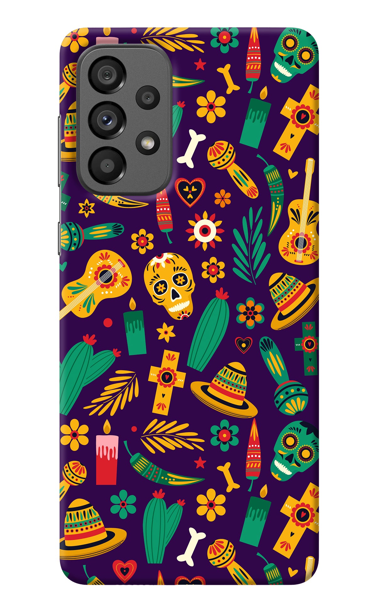 Mexican Artwork Samsung A73 5G Back Cover