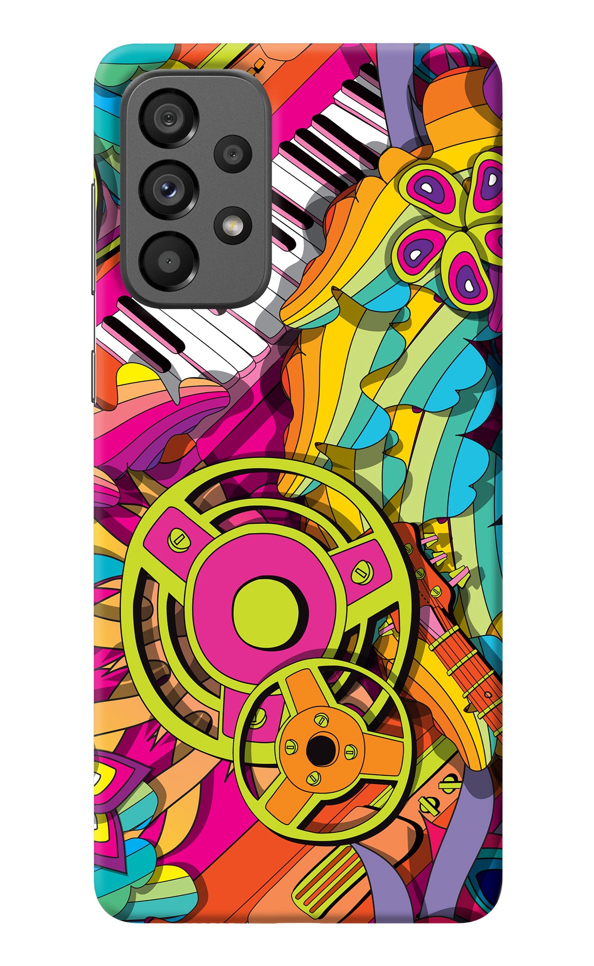 Music Doodle Samsung A73 5G Back Cover