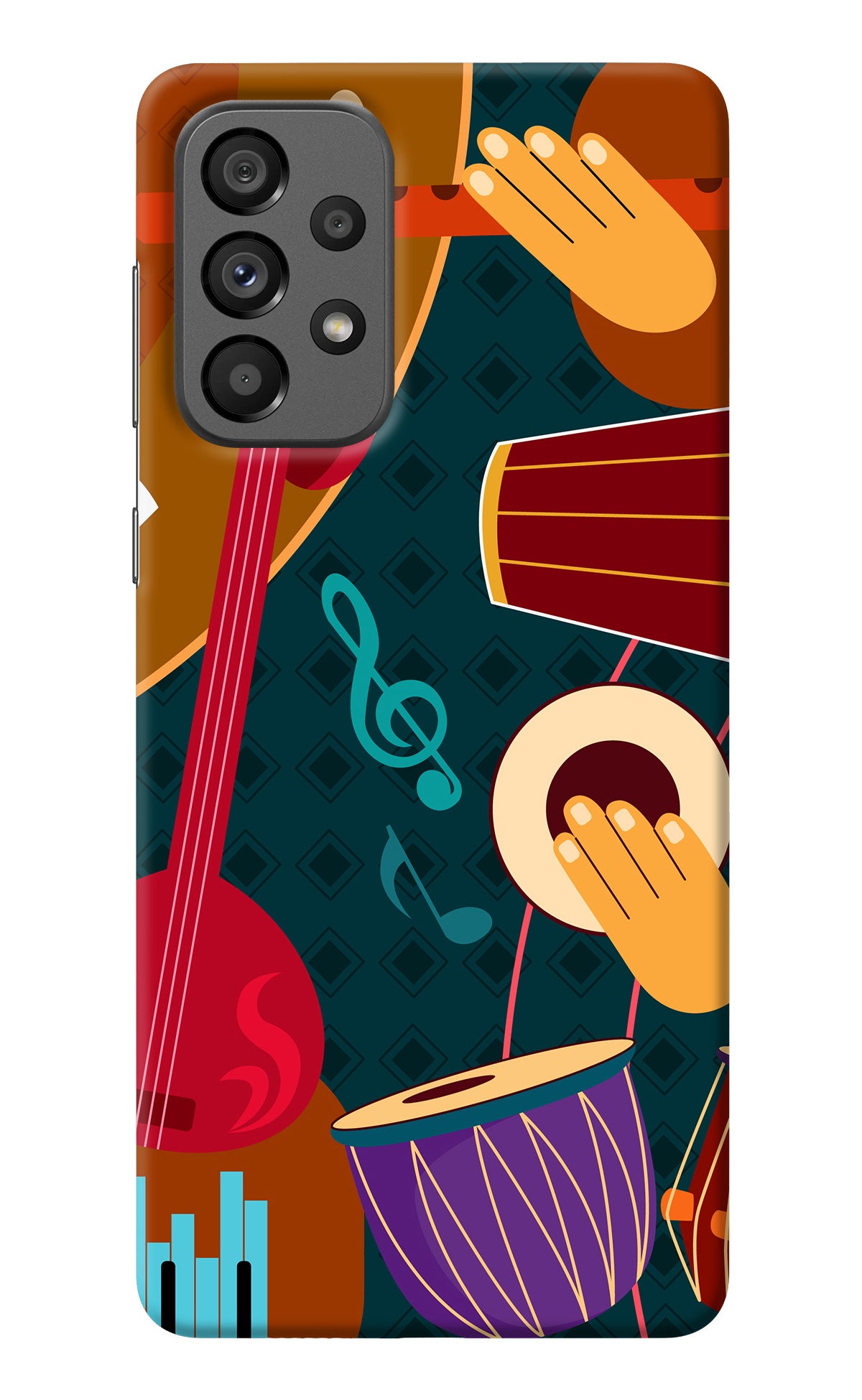 Music Instrument Samsung A73 5G Back Cover