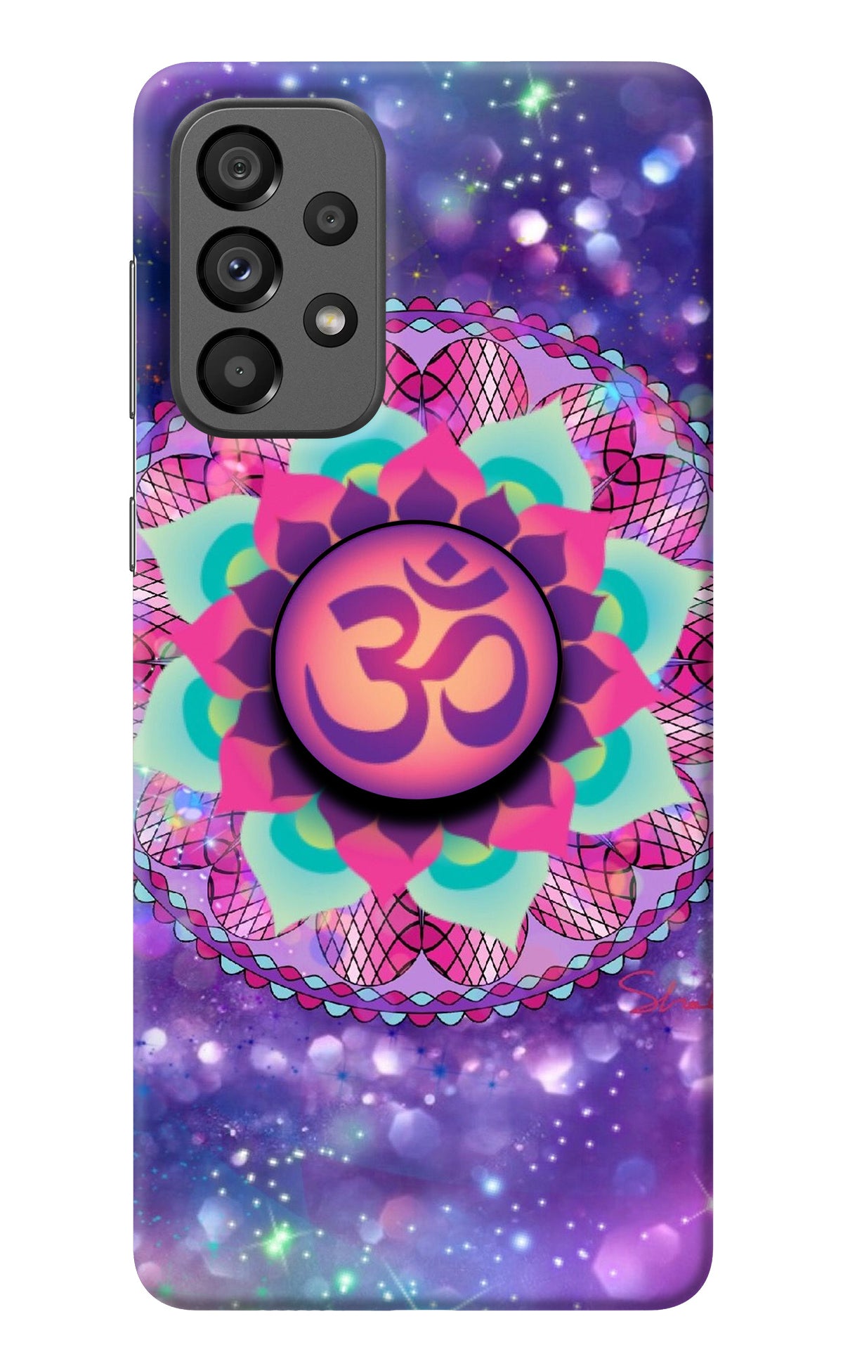 Om Purple Samsung A73 5G Pop Case