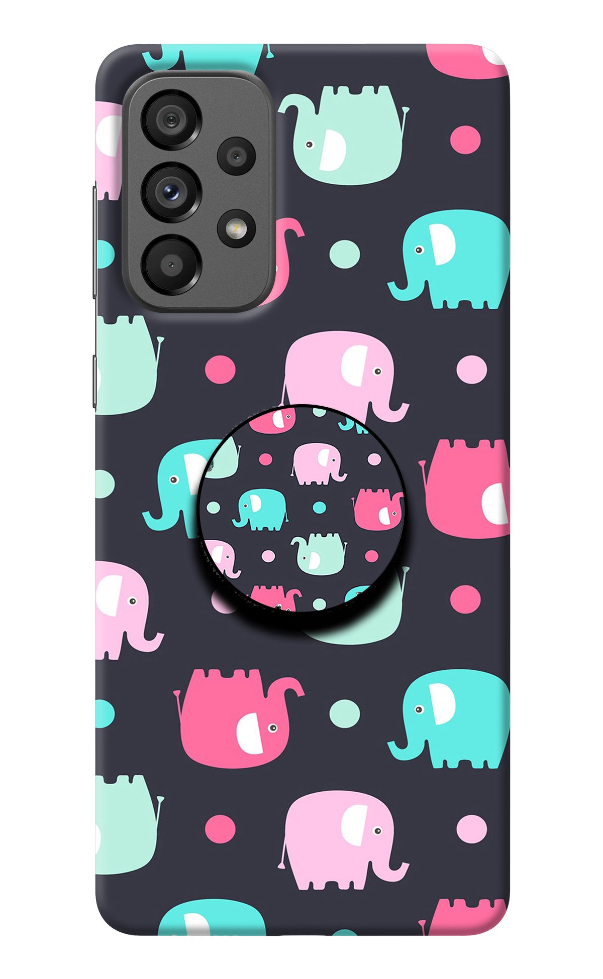 Baby Elephants Samsung A73 5G Pop Case