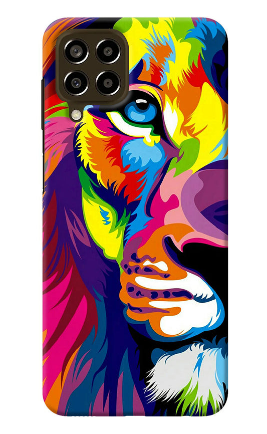 Lion Half Face Samsung M33 5G Back Cover