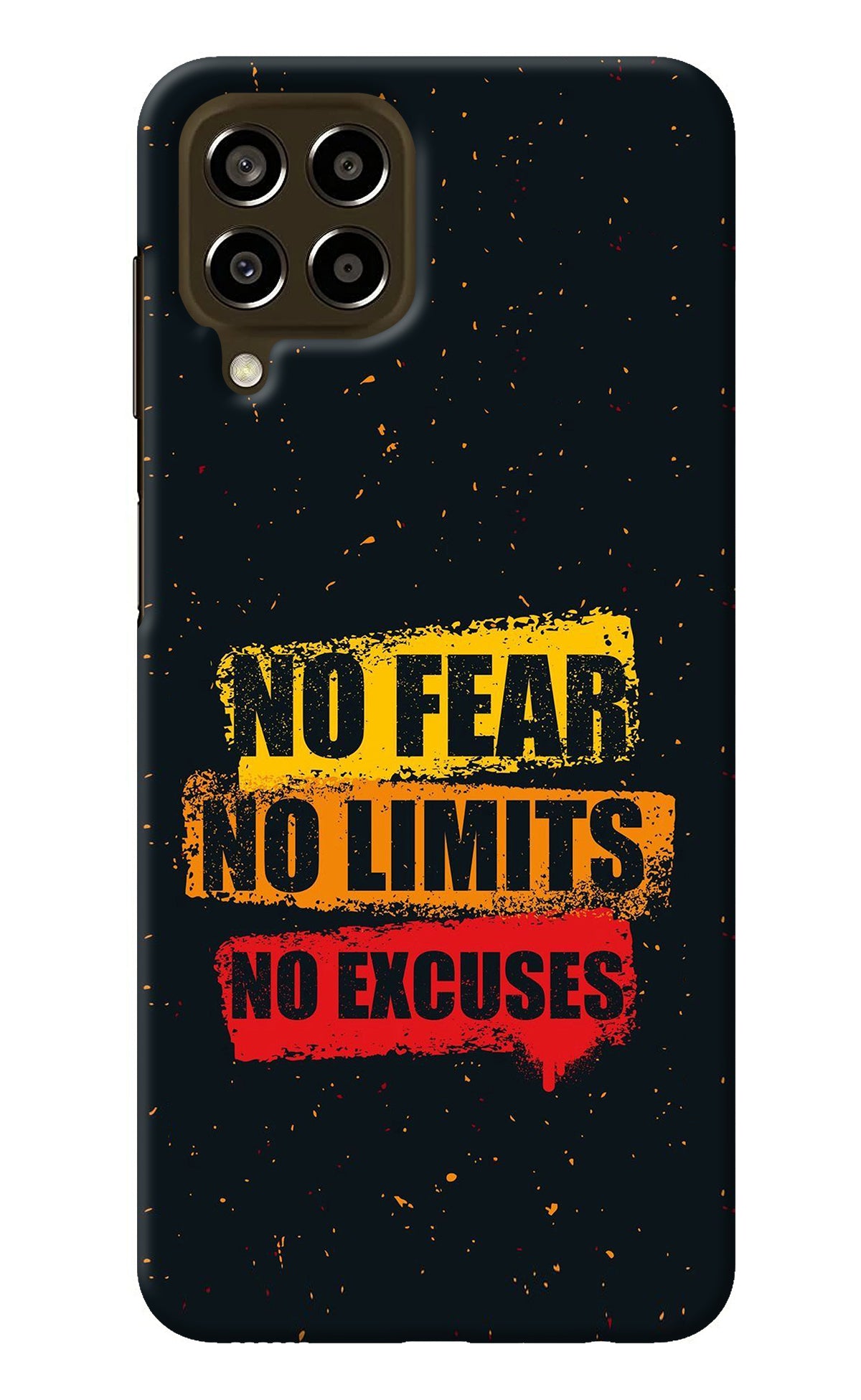 No Fear No Limits No Excuse Samsung M33 5G Back Cover