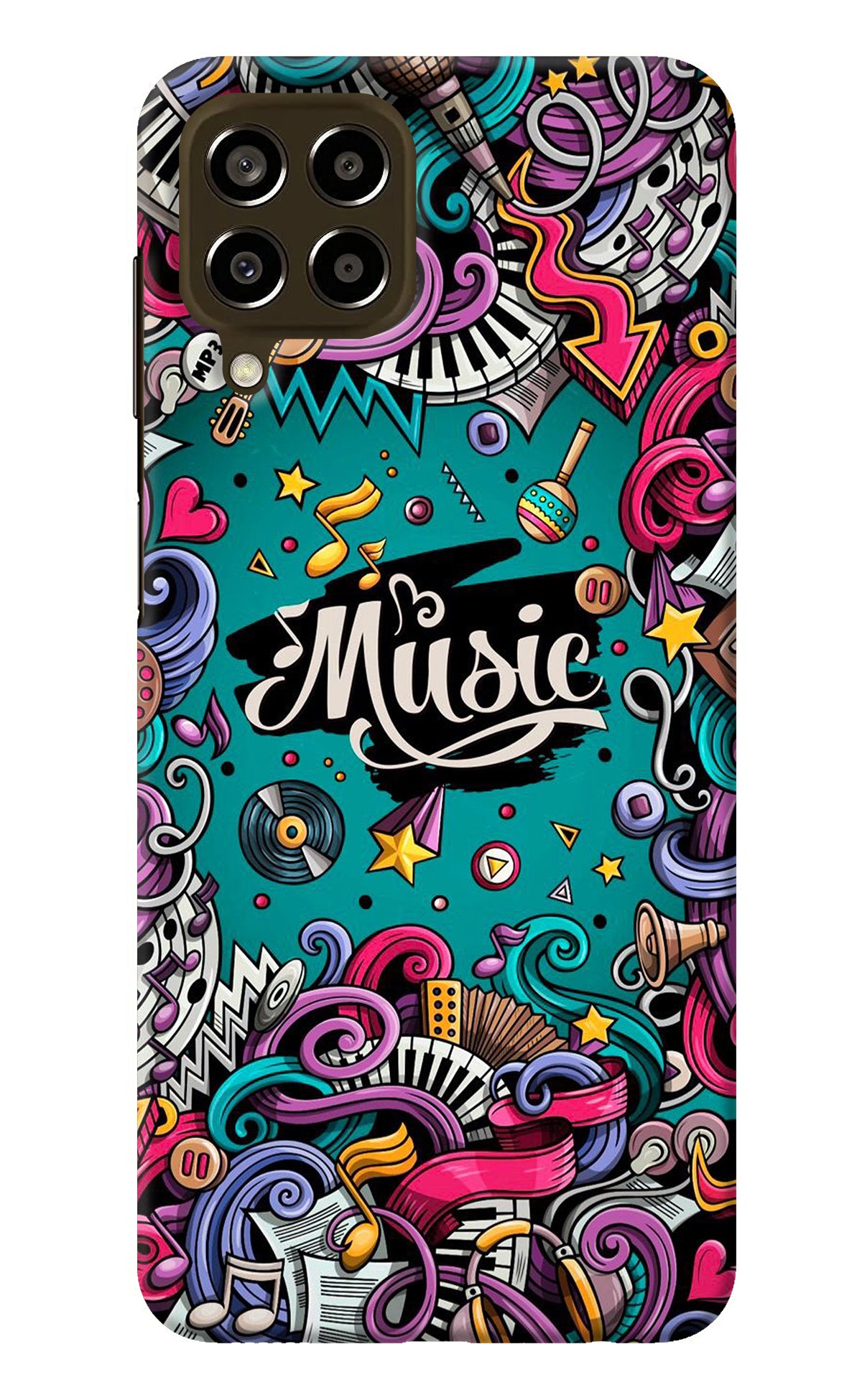 Music Graffiti Samsung M33 5G Back Cover