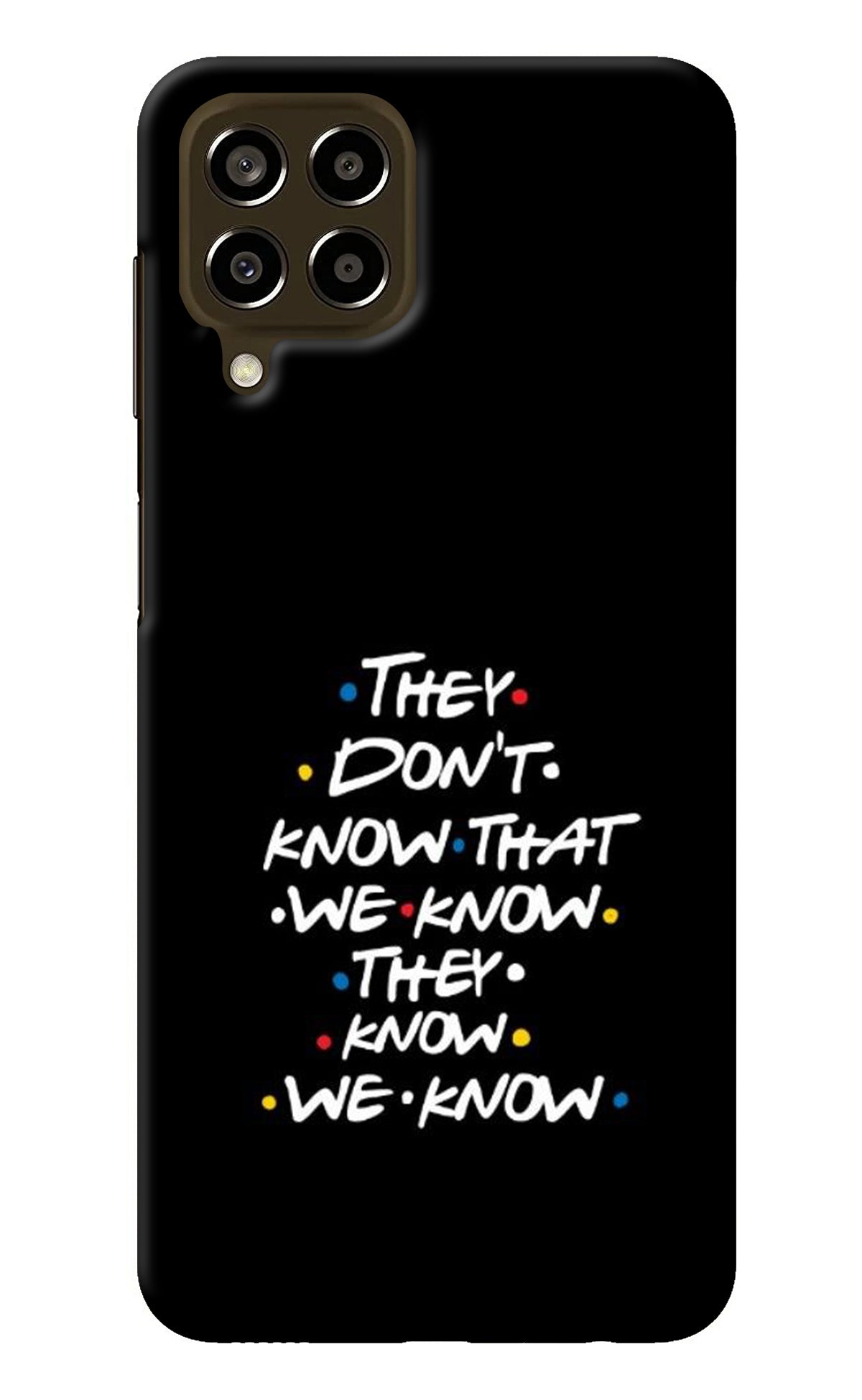 FRIENDS Dialogue Samsung M33 5G Back Cover