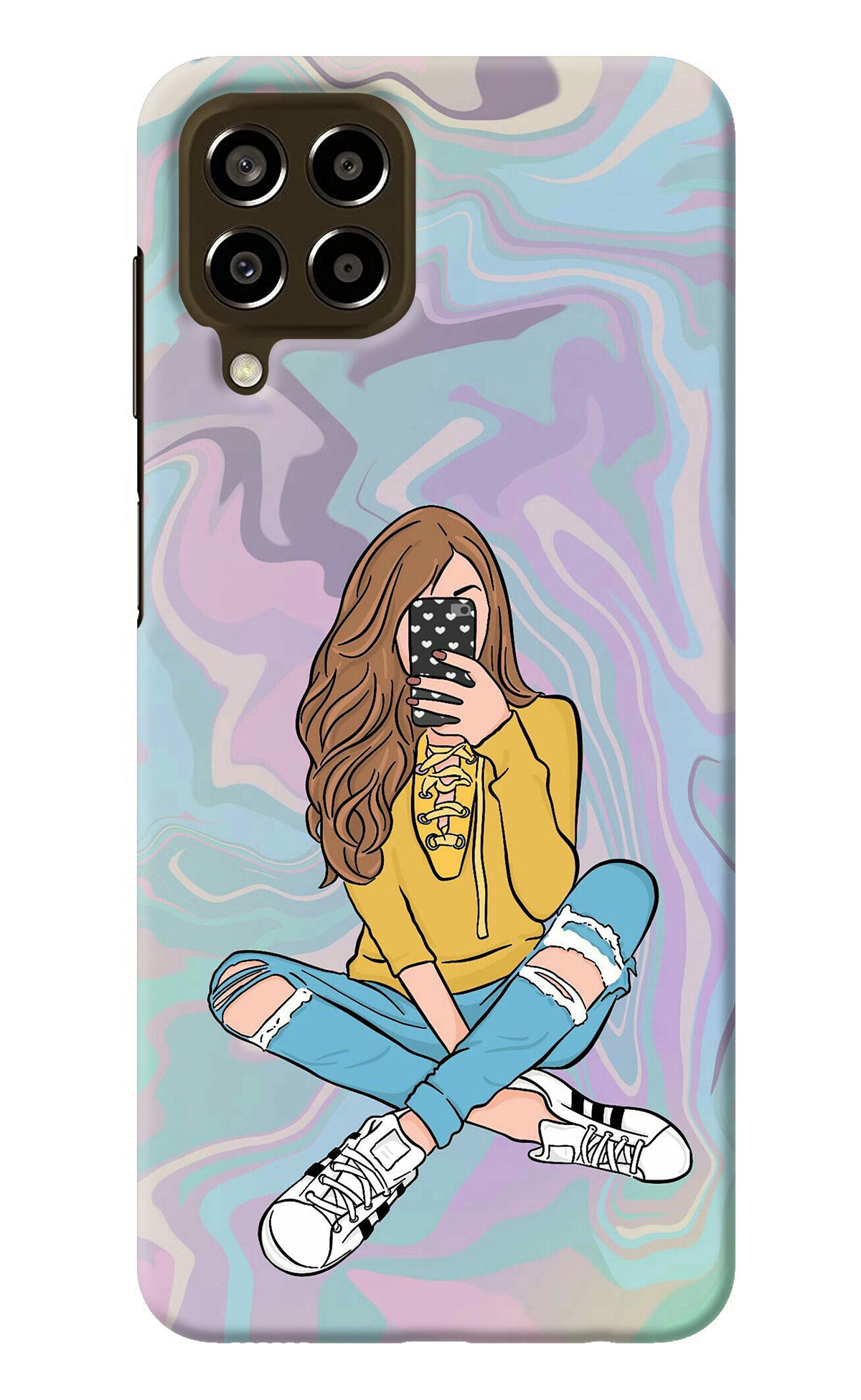 Selfie Girl Samsung M33 5G Back Cover