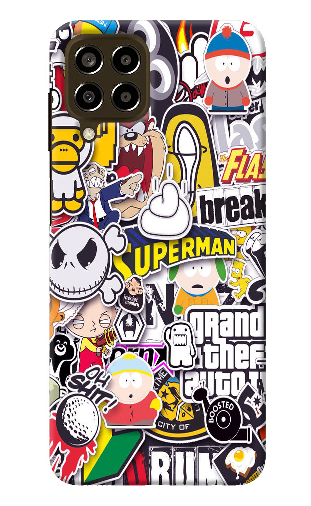 Sticker Bomb Samsung M33 5G Back Cover