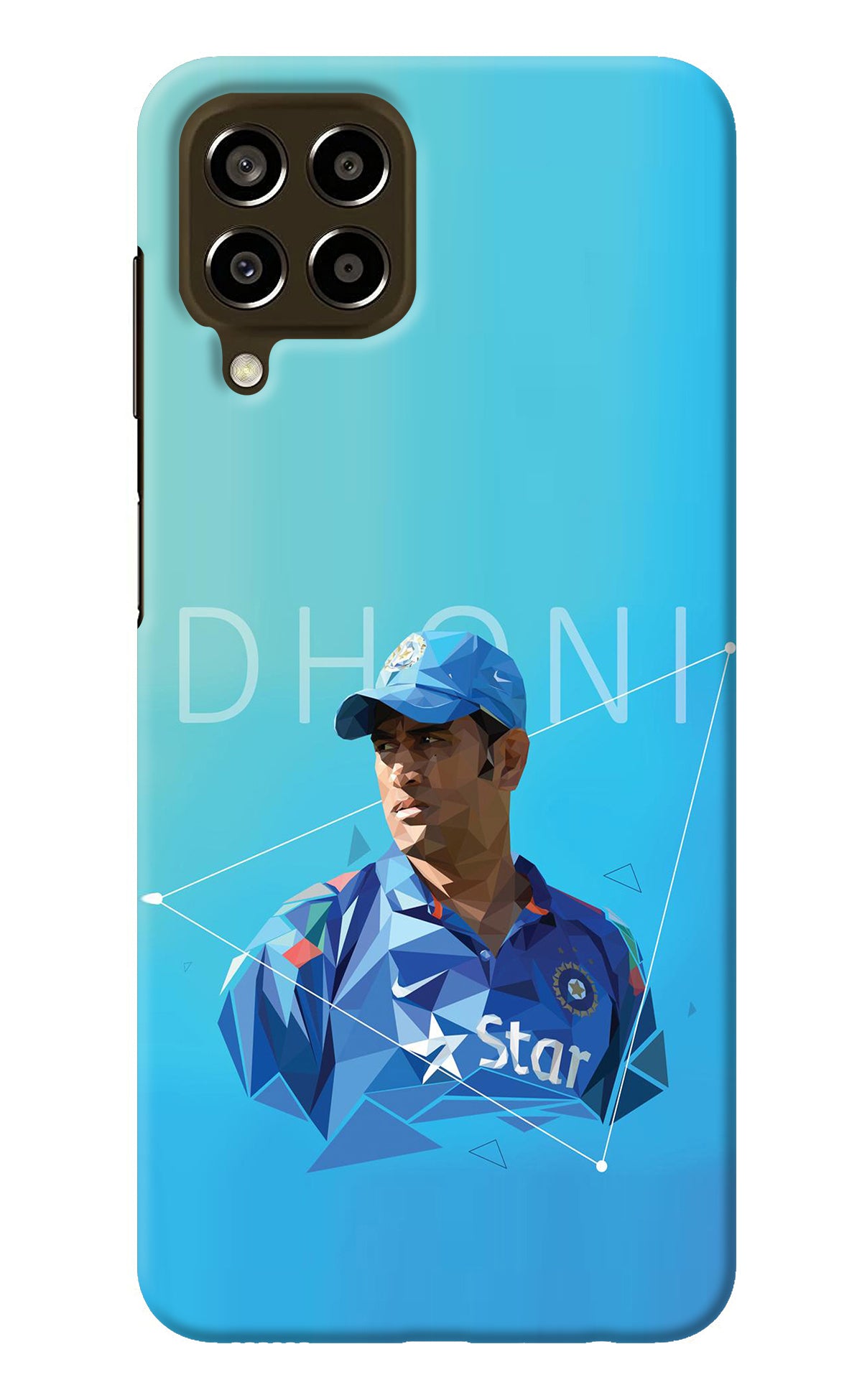 Dhoni Artwork Samsung M33 5G Back Cover