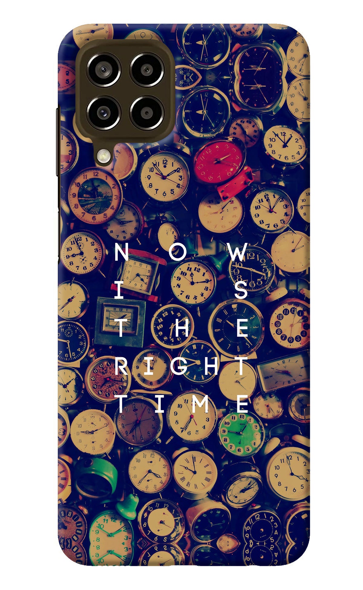 Now is the Right Time Quote Samsung M33 5G Back Cover