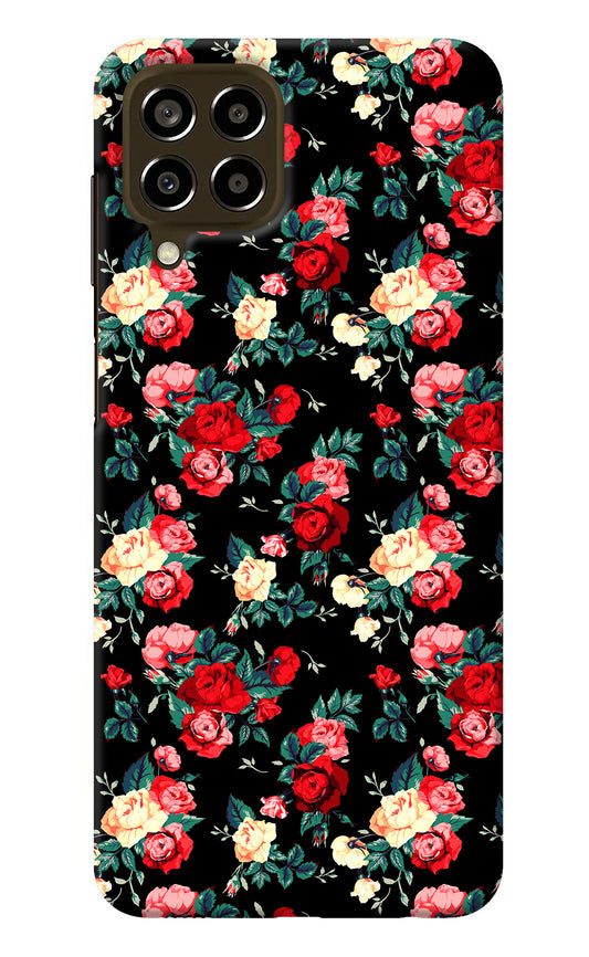 Rose Pattern Samsung M33 5G Back Cover