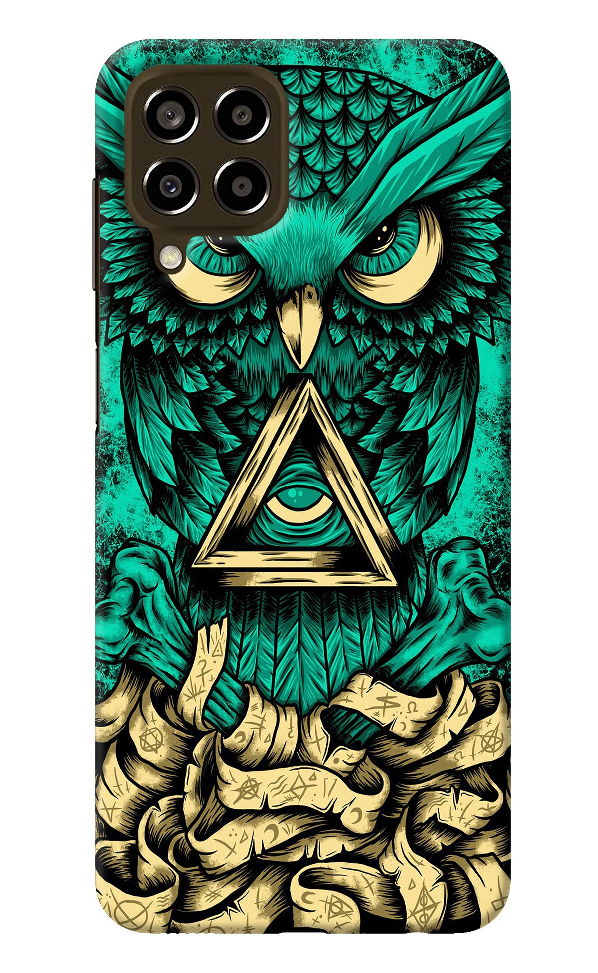 Green Owl Samsung M33 5G Back Cover