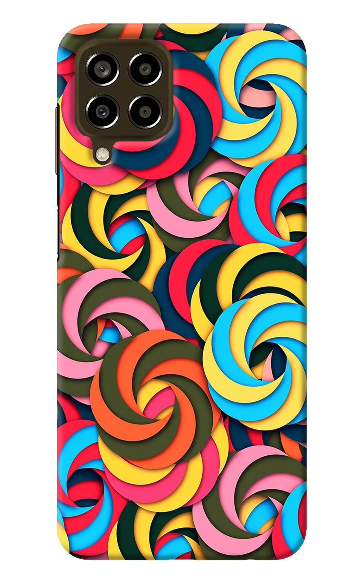 Spiral Pattern Samsung M33 5G Back Cover