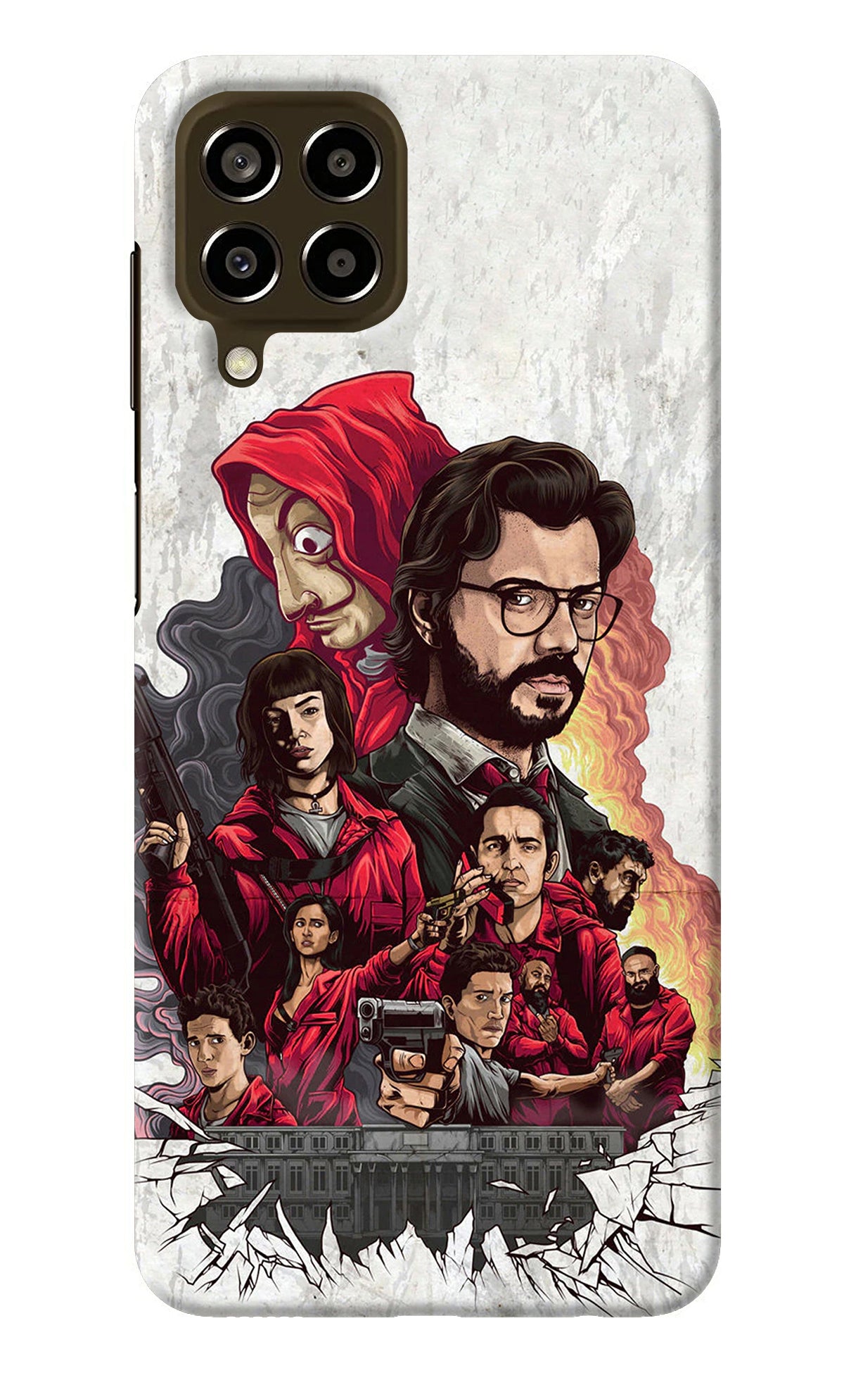 Money Heist Artwork Samsung M33 5G Back Cover