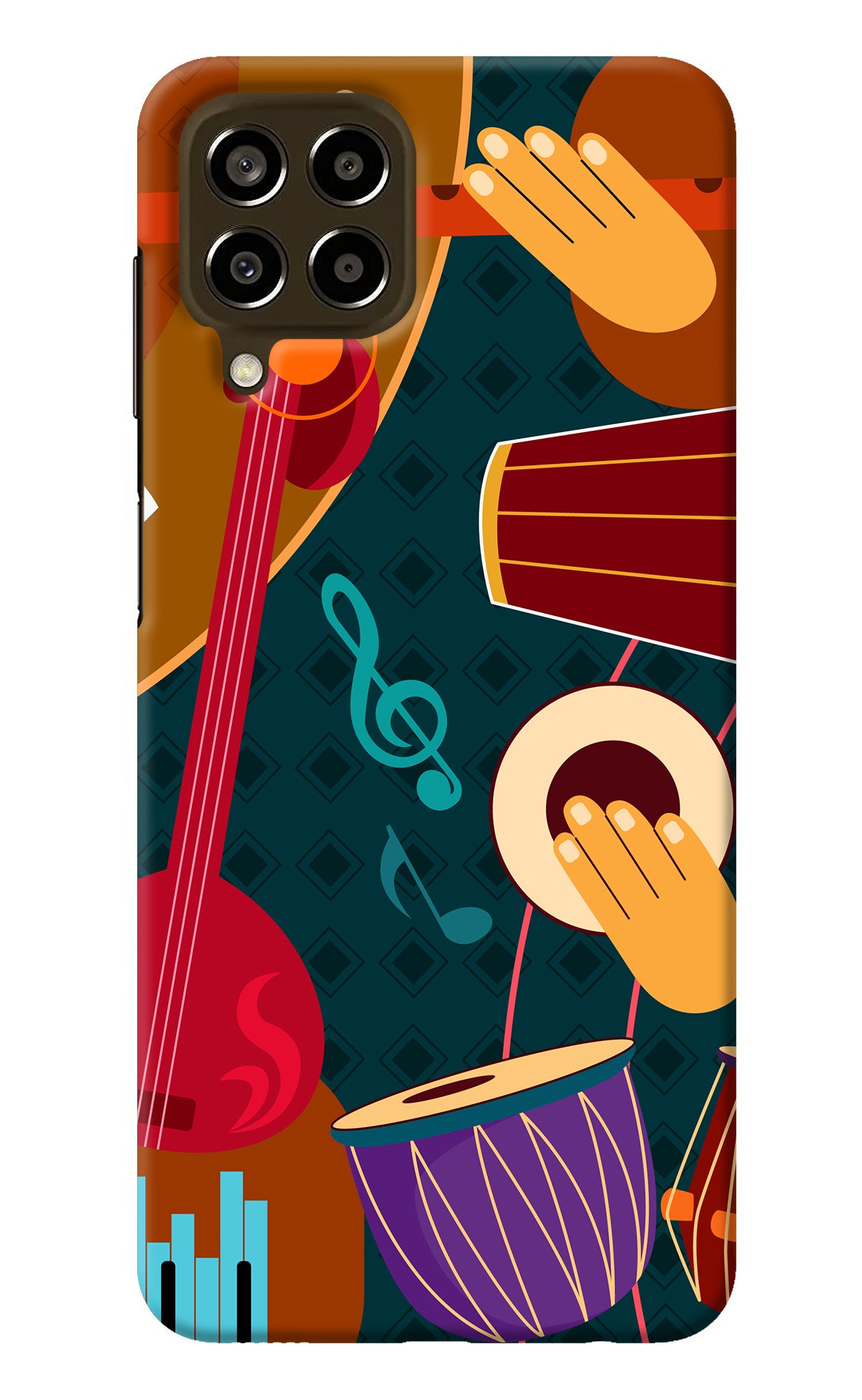 Music Instrument Samsung M33 5G Back Cover
