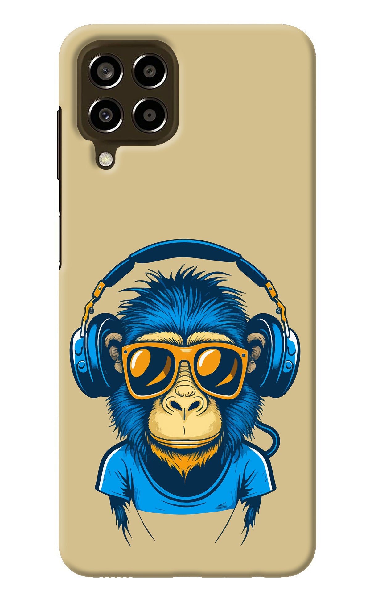 Monkey Headphone Samsung M33 5G Back Cover