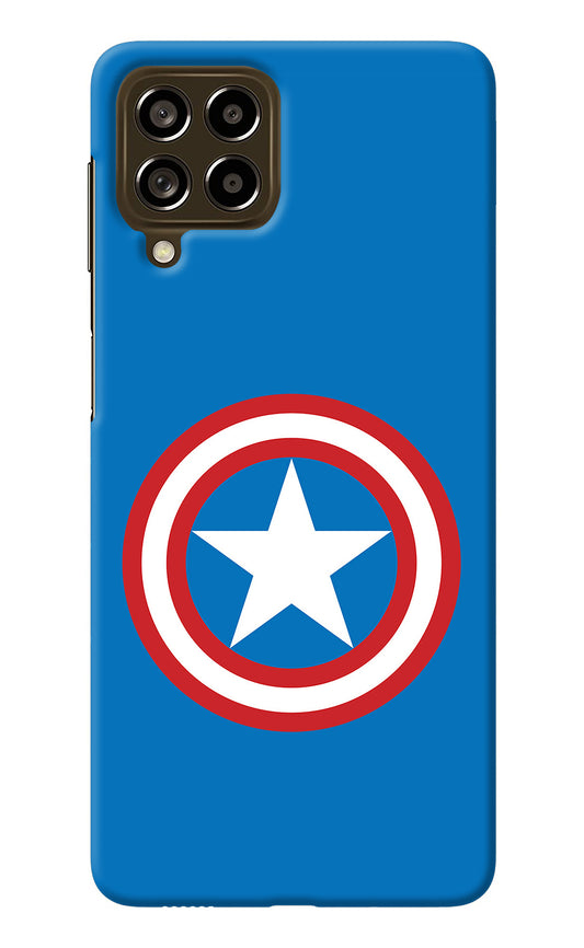 Captain America Logo Samsung M53 5G Back Cover