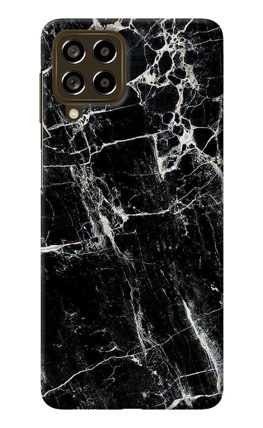 Black Marble Texture Samsung M53 5G Back Cover