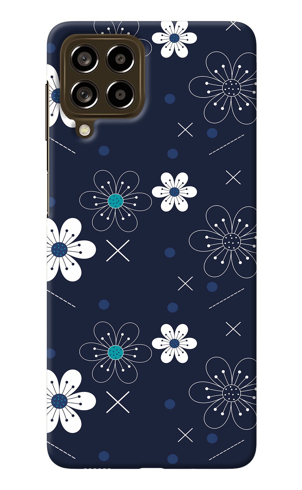 Flowers Samsung M53 5G Back Cover