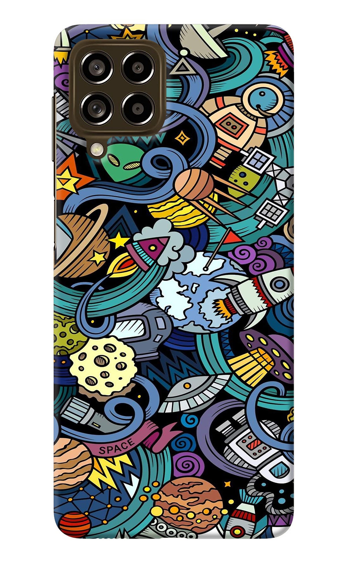 Space Abstract Samsung M53 5G Back Cover