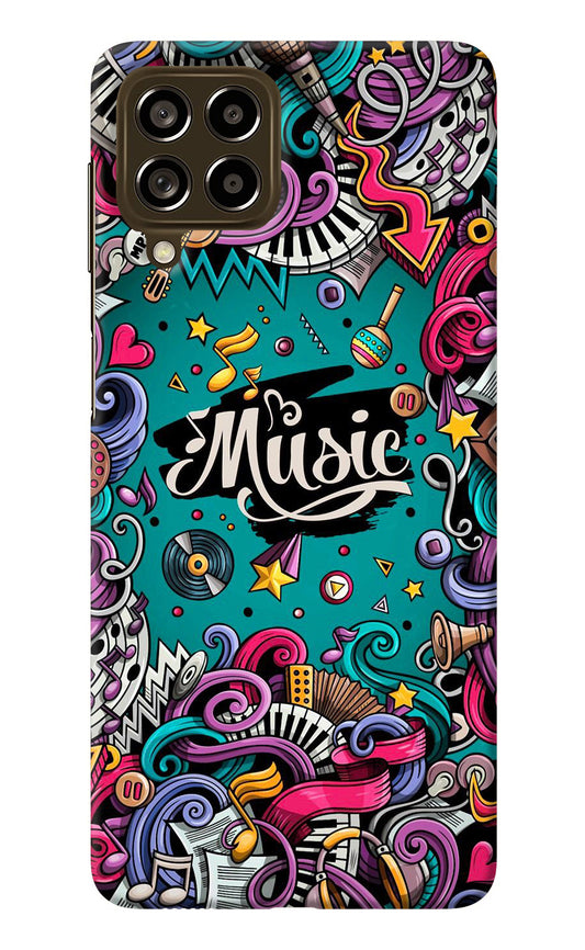 Music Graffiti Samsung M53 5G Back Cover