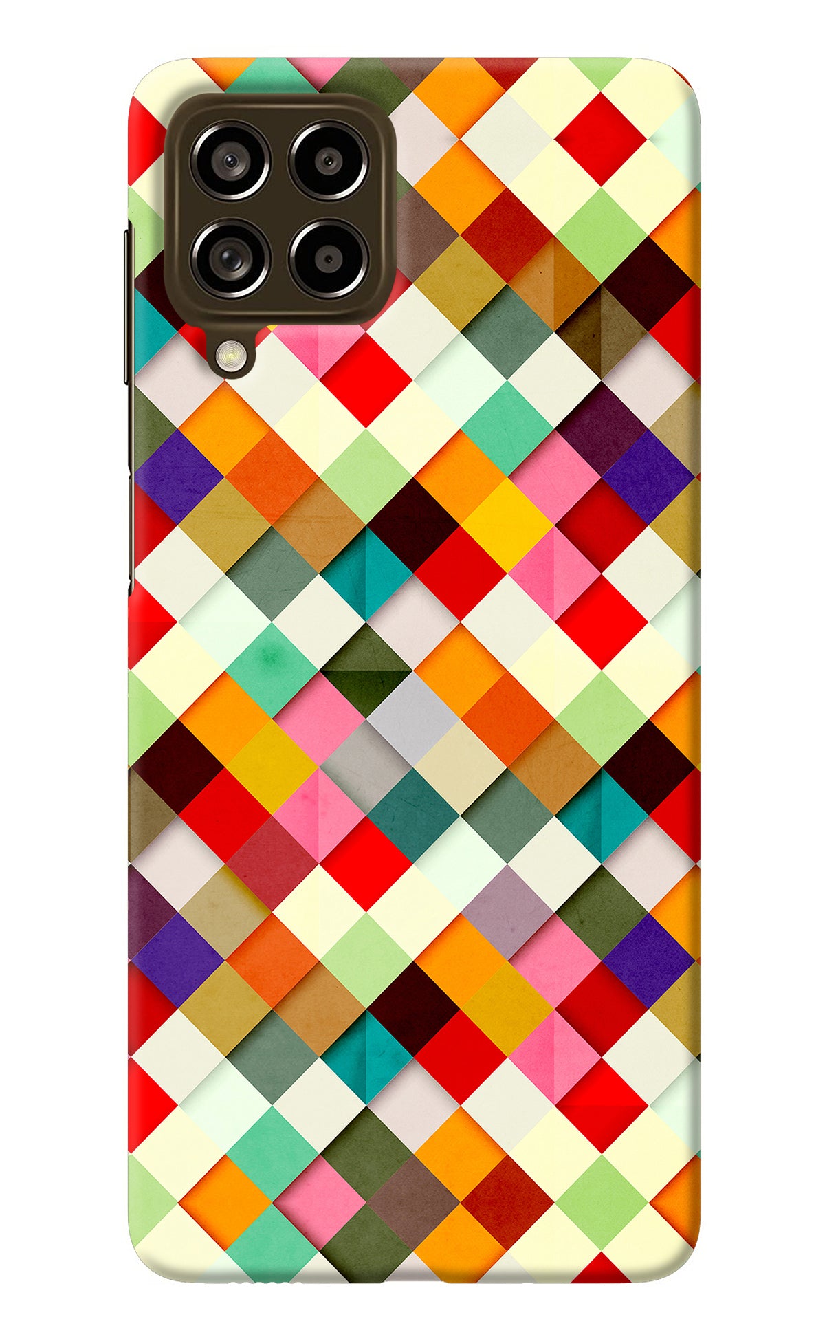 Geometric Abstract Colorful Samsung M53 5G Back Cover