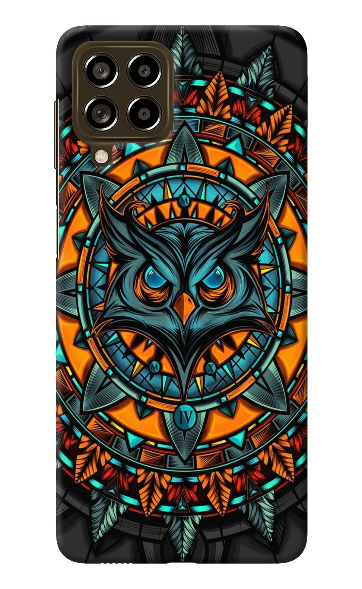 Angry Owl Art Samsung M53 5G Back Cover