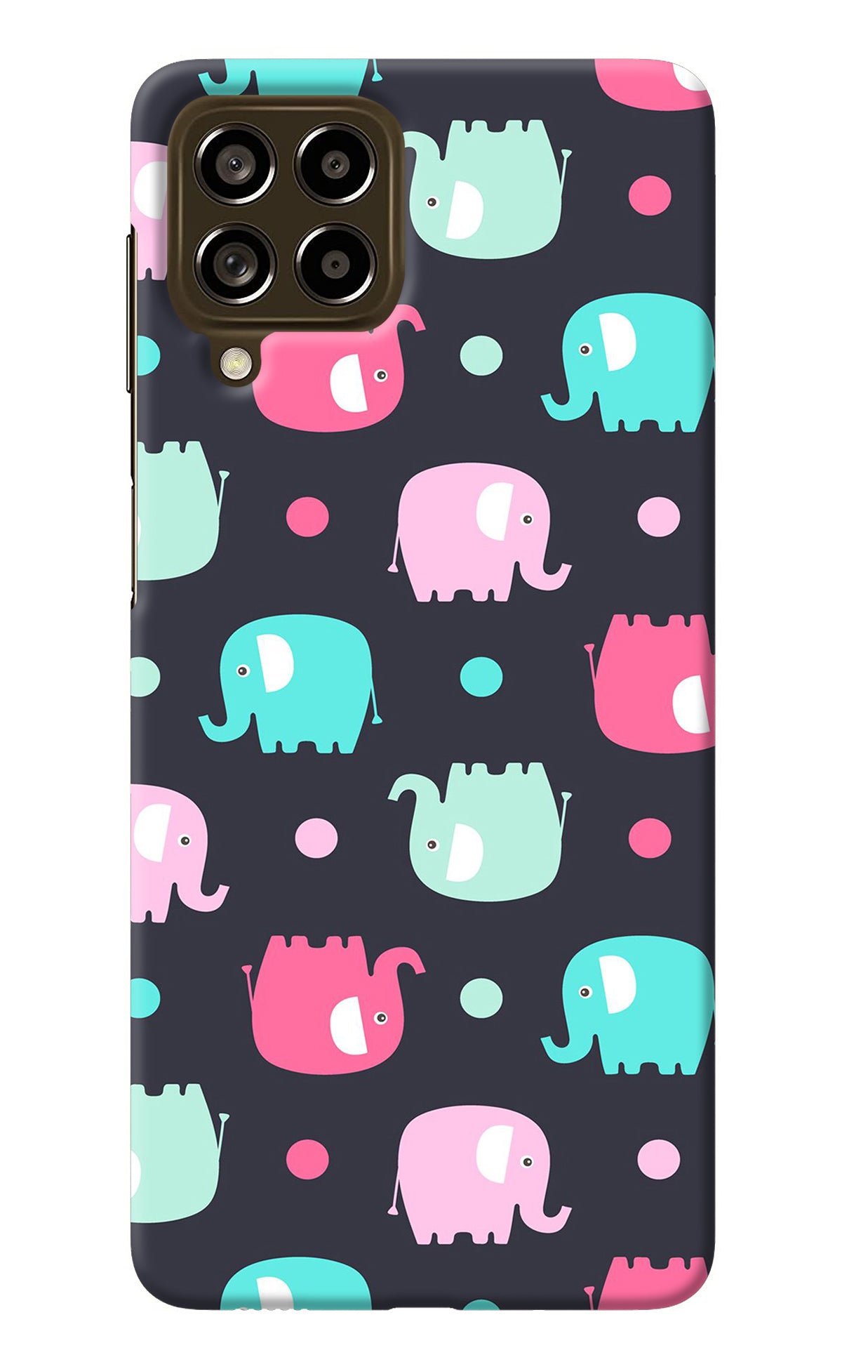 Elephants Samsung M53 5G Back Cover