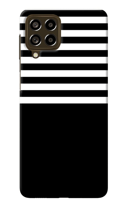 Black and White Print Samsung M53 5G Back Cover