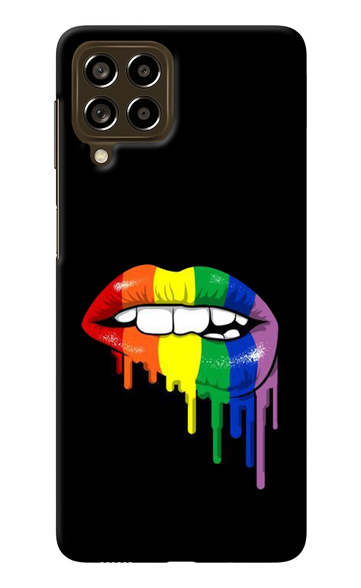 Lips Biting Samsung M53 5G Back Cover