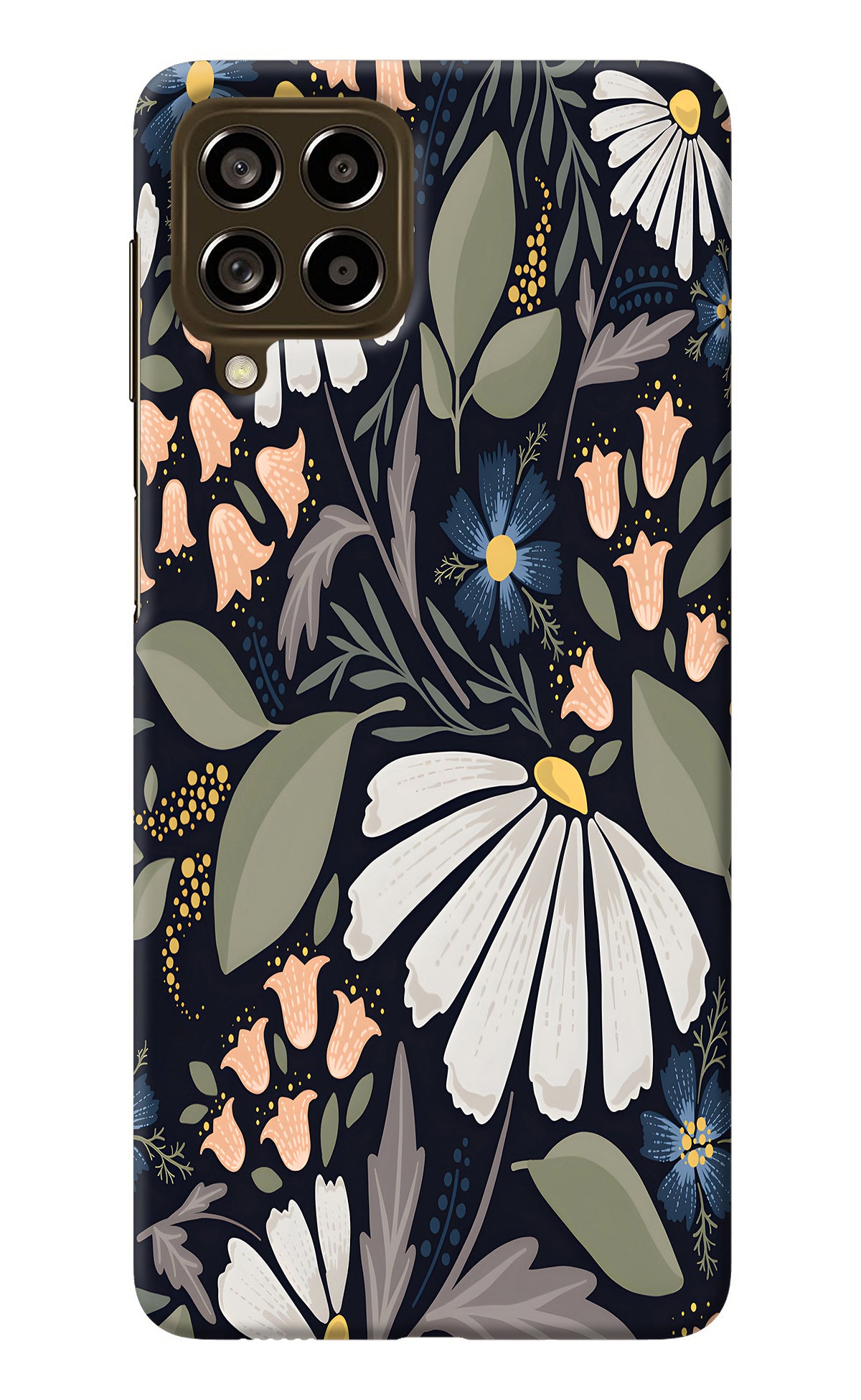 Flowers Art Samsung M53 5G Back Cover