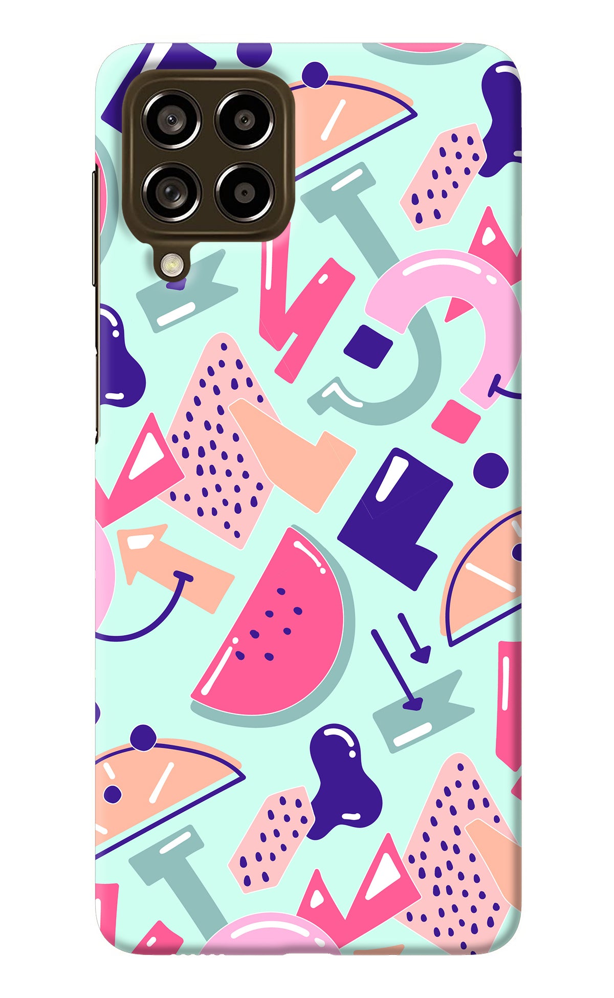 Doodle Pattern Samsung M53 5G Back Cover