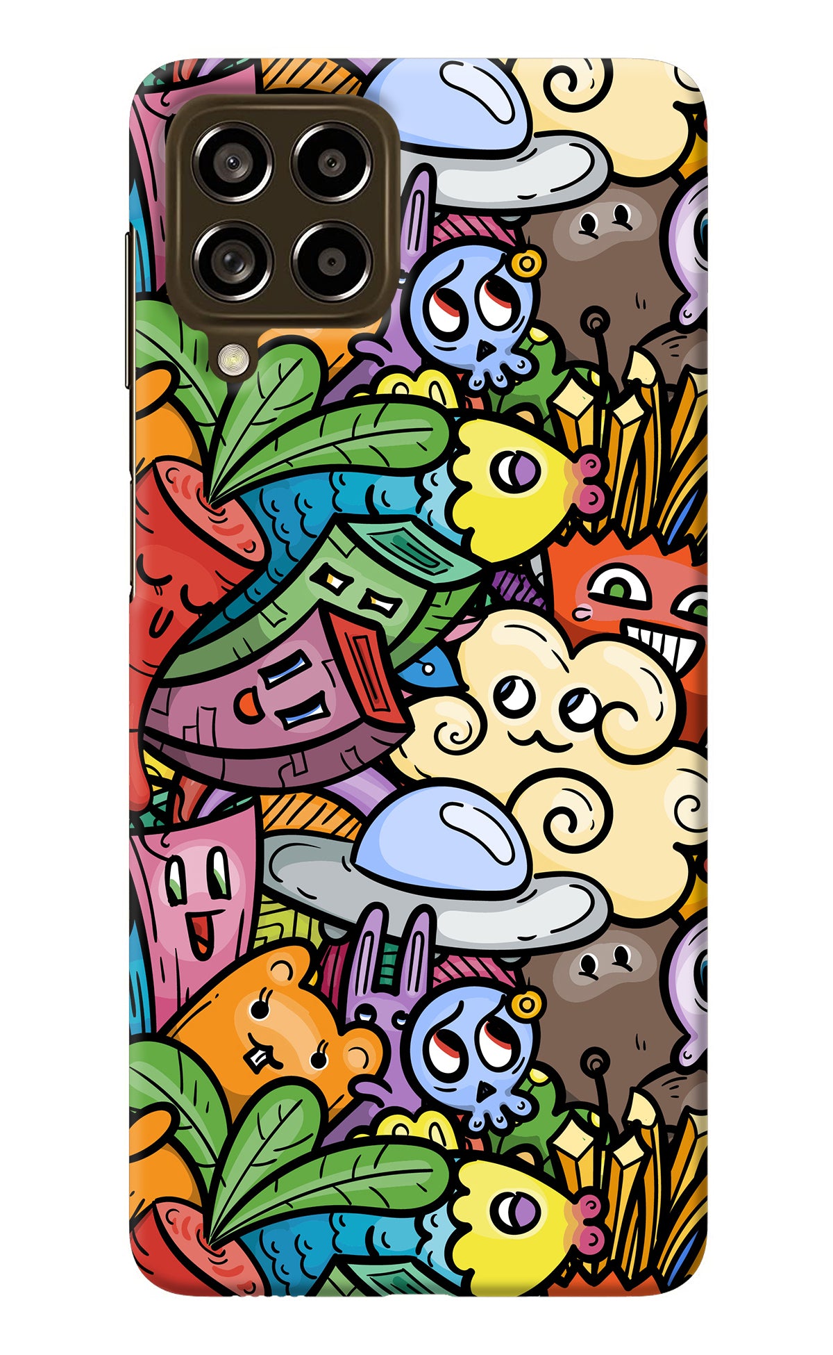 Veggie Doodle Samsung M53 5G Back Cover