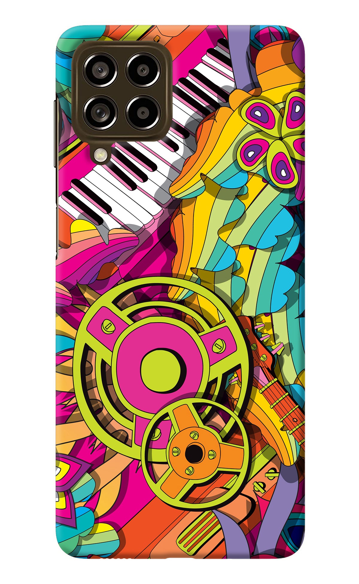 Music Doodle Samsung M53 5G Back Cover
