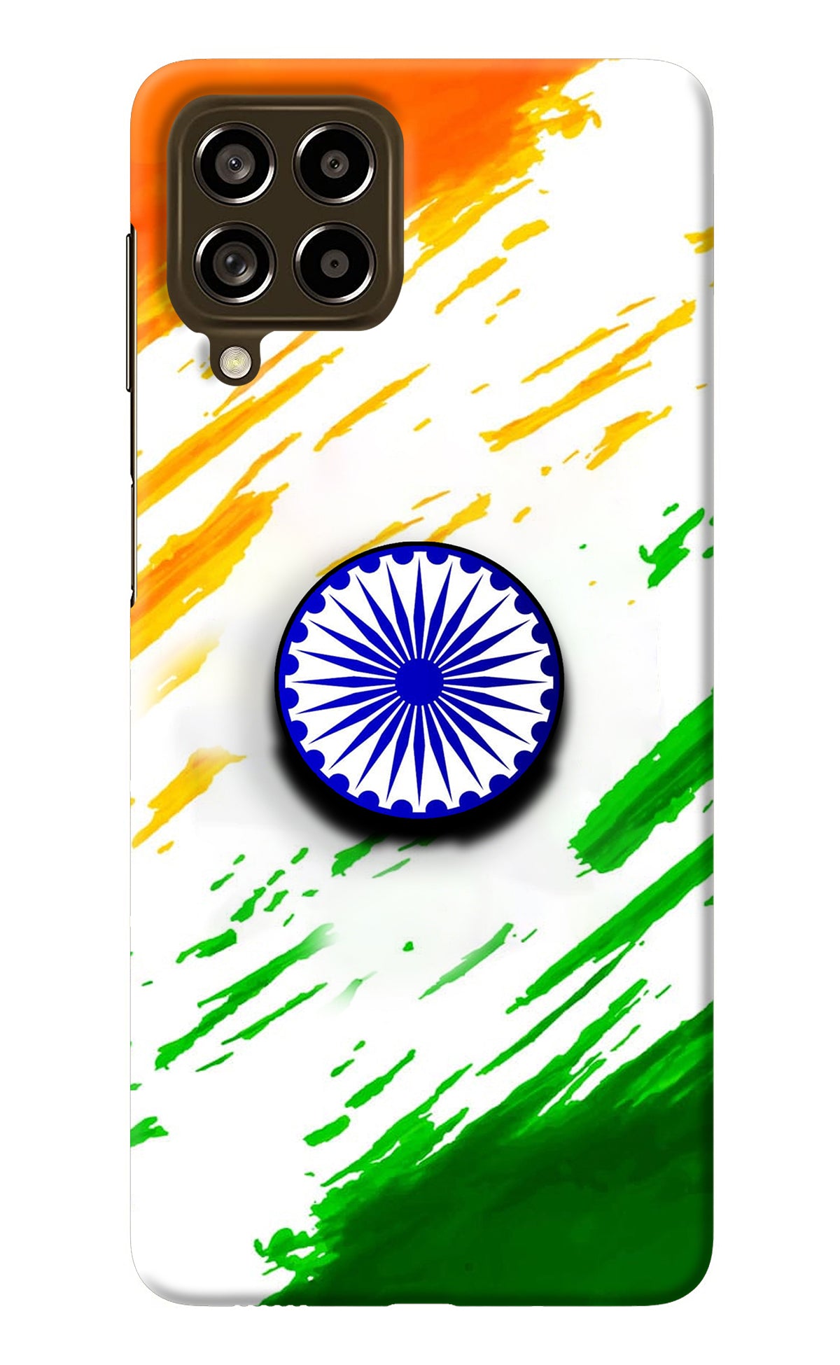 Indian Flag Ashoka Chakra Samsung M53 5G Pop Case