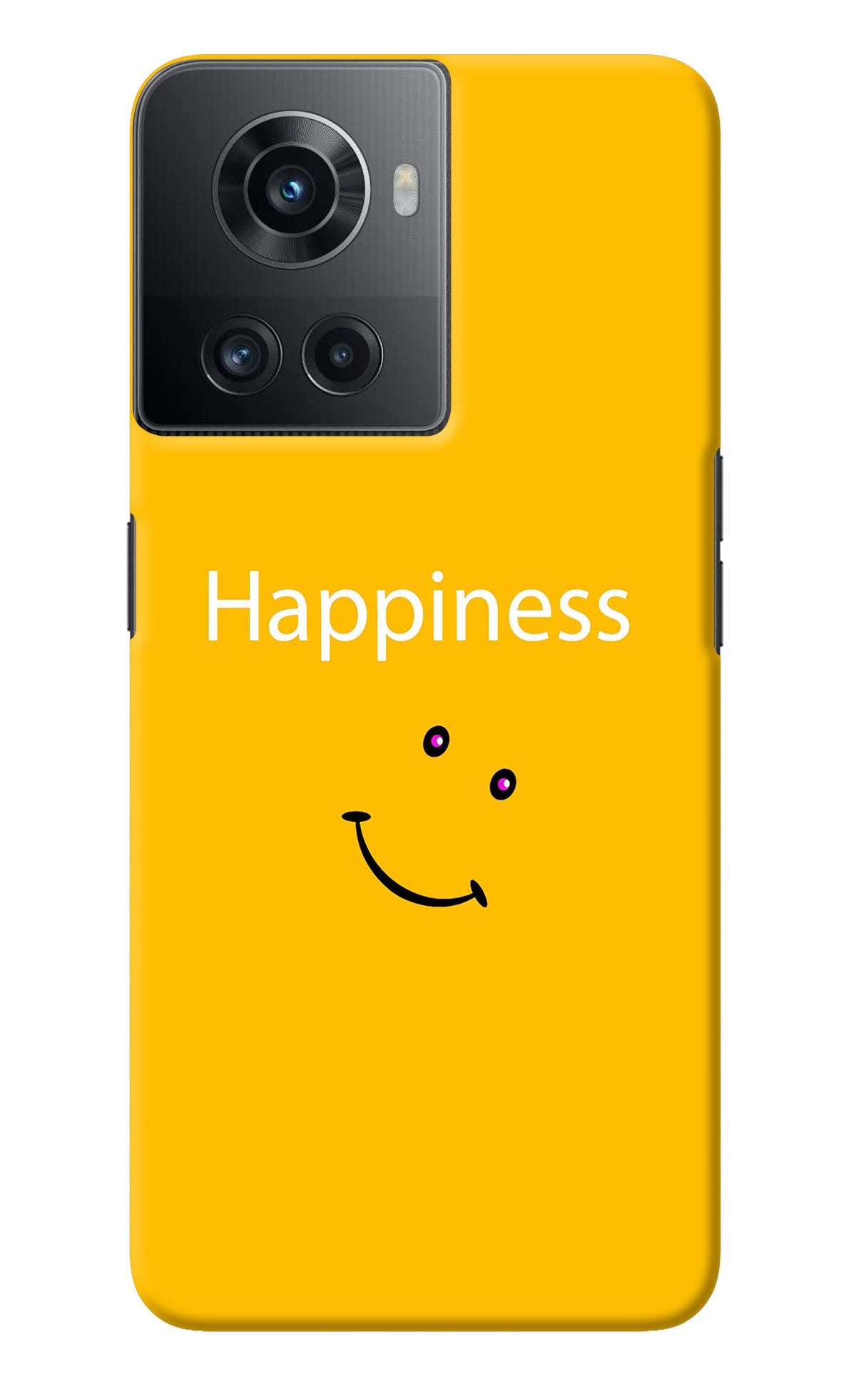 Happiness With Smiley OnePlus 10R 5G Back Cover