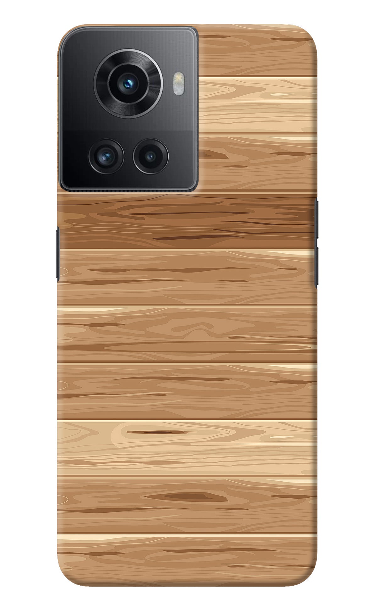 Wooden Vector OnePlus 10R 5G Back Cover