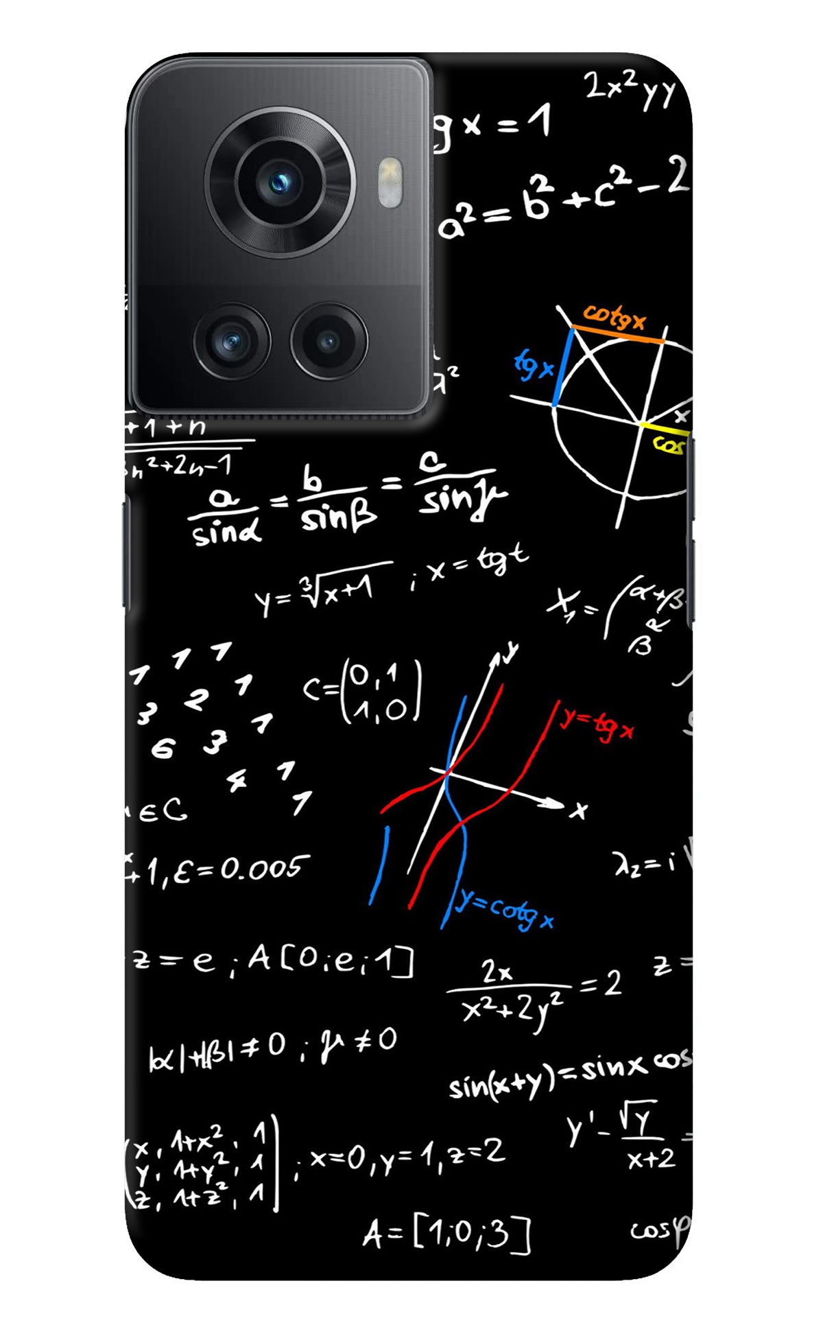 Mathematics Formula OnePlus 10R 5G Back Cover