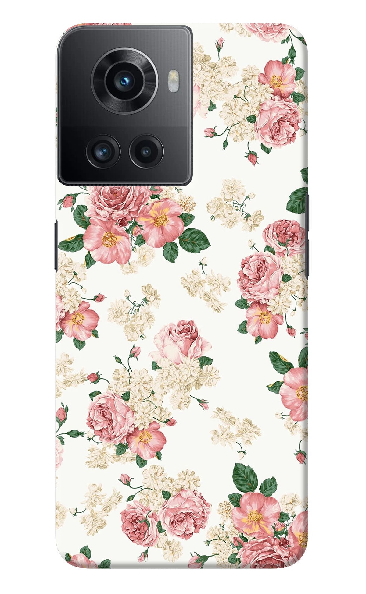 Flowers OnePlus 10R 5G Back Cover