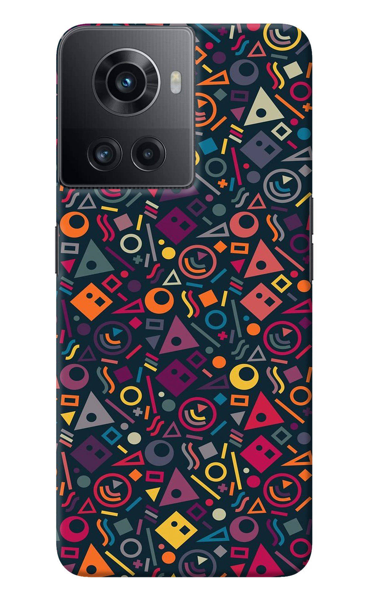 Geometric Abstract OnePlus 10R 5G Back Cover