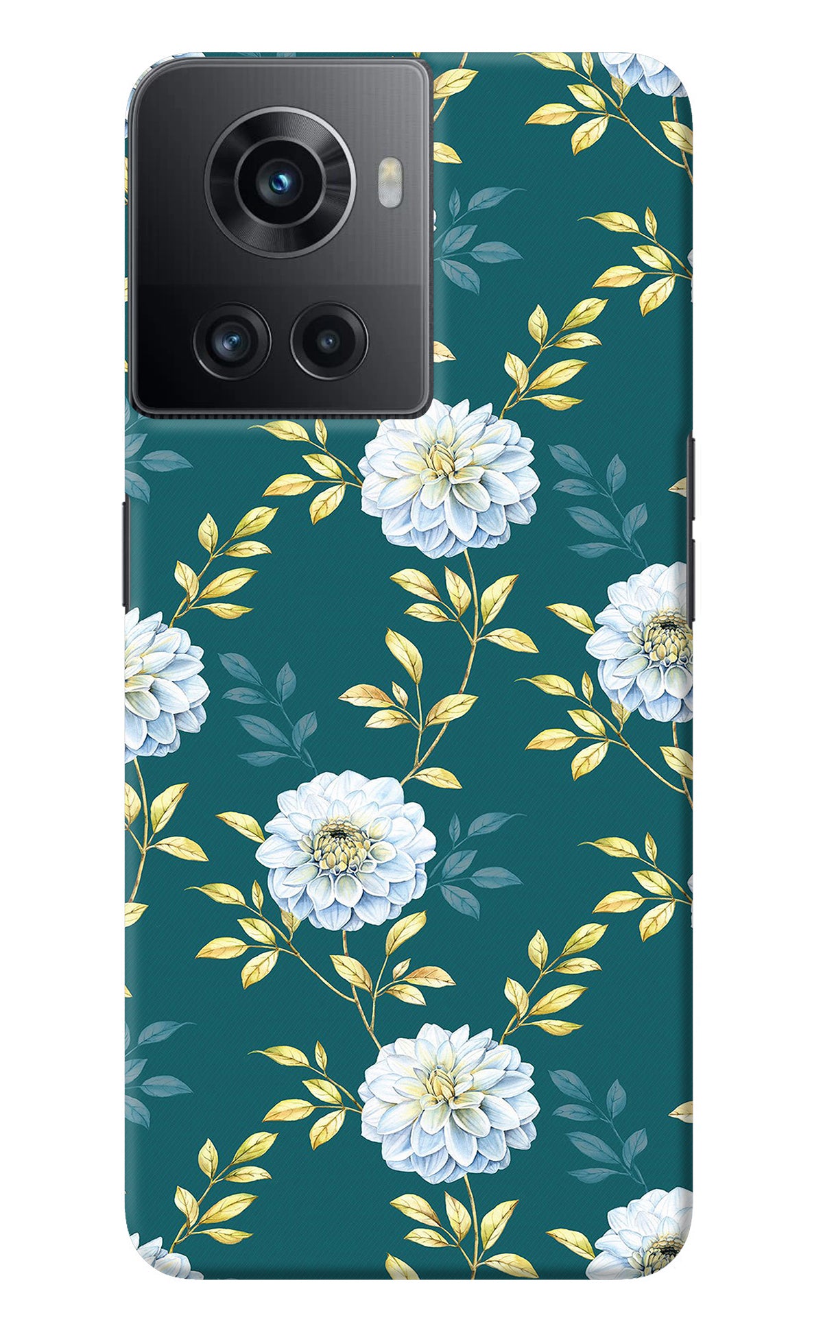 Flowers OnePlus 10R 5G Back Cover